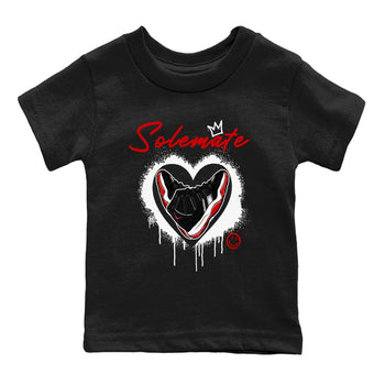 11s Bred Velvet shirts to match jordans Solemate sneaker match tees Air Jordan 11 Bred Velvet match shoes to clothes SNRT Sneaker Tees Youth Baby Black 2 tee