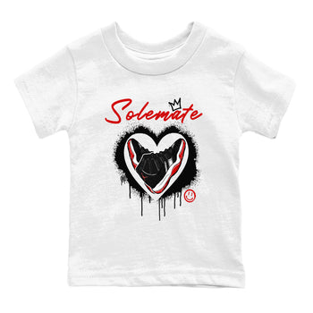 11s Bred Velvet shirts to match jordans Solemate sneaker match tees Air Jordan 11 Bred Velvet match shoes to clothes SNRT Sneaker Tees Youth Baby White 2 tee