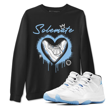 AJ11 Retro Legend Blue shirts to match jordans Solemate best t shirts to wear with jordans 11s Legend Blue match shoes to clothes SNRT Sneaker Tees unisex cotton Black 1 shirts