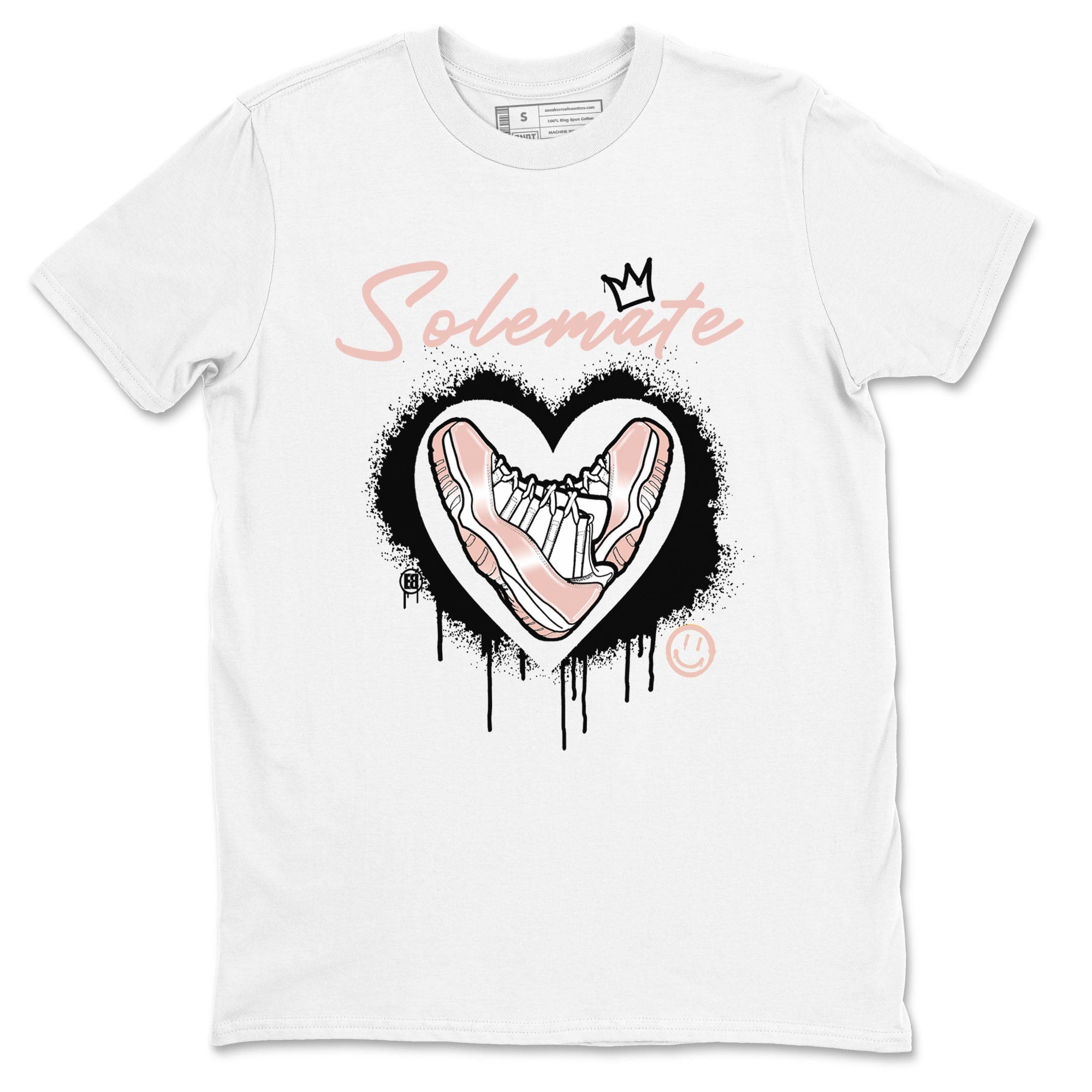 11s Legend Pink shirt to match jordans Solemate sneaker tees Air Jordan 11 Legend Pink SNRT Sneaker Release Tees unisex cotton White 2 crew neck shirt