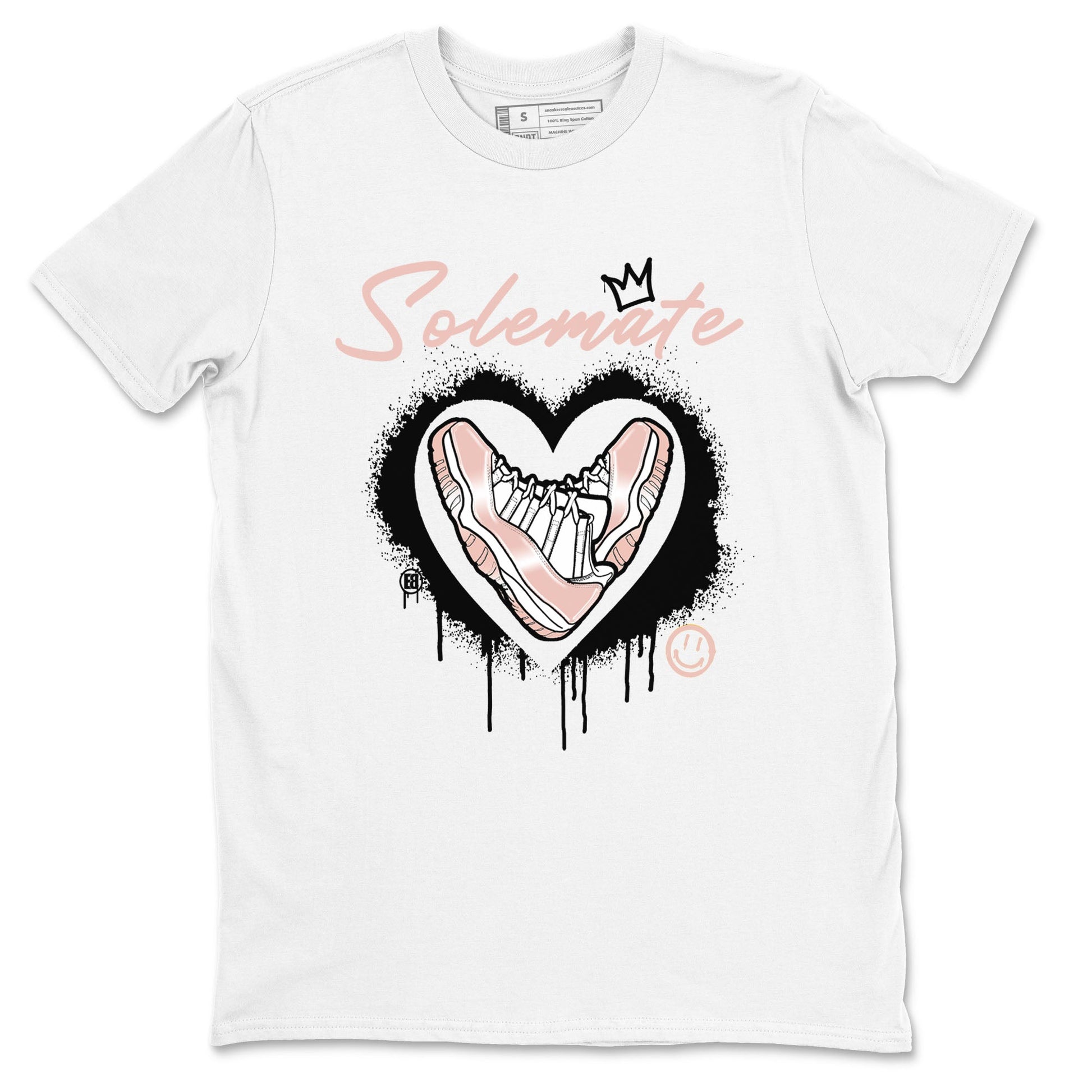 11s Legend Pink shirt to match jordans Solemate sneaker tees Air Jordan 11 Legend Pink SNRT Sneaker Release Tees unisex cotton White 2 crew neck shirt