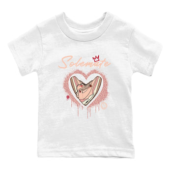 Air Jordan 3 Valentine's Day Graphic shirts Solemate Valentine Gift shirts Air Jordan 3 Washed Coral best t-shirts to wear with jordans SNRT Sneaker Tees Youth Baby White 2 tee