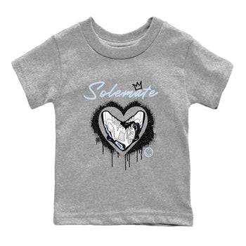 AJ6 White Black shirts to match jordans Solemate sneaker match tees Air Jordan 6 White Black SNRT Sneaker Tees streetwear brand Baby and Youth Heather Grey 2 cotton tee