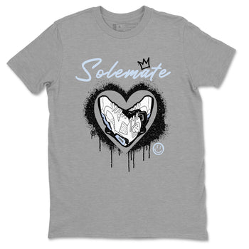 AJ6 White Black shirts to match jordans Solemate sneaker match tees Air Jordan 6 White Black SNRT Sneaker Tees streetwear brand Heather Grey 2 unisex cotton tee
