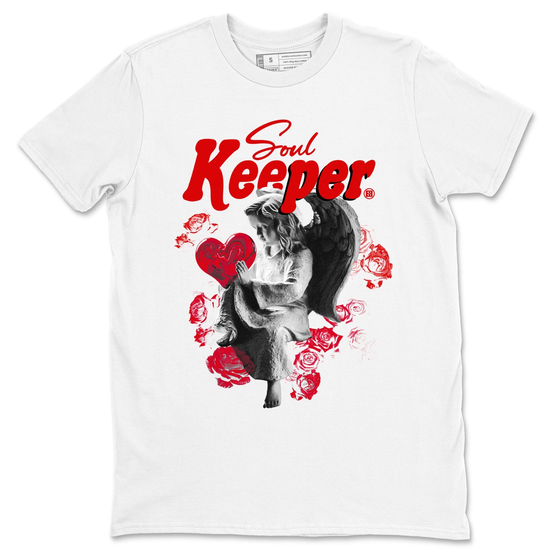1s '85 Bred shirts to match jordans Soul Keeper best t shirts to wear with jordans AJ1 '85 Bred match shoes to clothes SNRT Sneaker Tees unisex cotton White 2 shirts