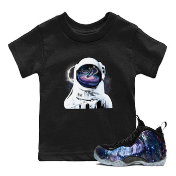 Air Foamposite One Galaxy Shirts To Match Jordans Space Discovery Sneaker Shirts Air Foamposite 1 Galaxy SNRT Sneaker Release Tees Baby Youth Toddler Black 1 crew neck shirts