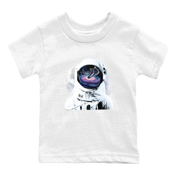 Air Foamposite One Galaxy Shirts To Match Jordans Space Discovery Sneaker Shirts Air Foamposite 1 Galaxy SNRT Sneaker Release Tees Baby Youth Toddler White 2 crew neck shirts