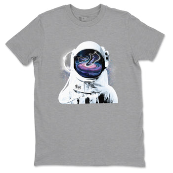 Air Foamposite One Galaxy Shirts To Match Jordans Space Discovery Sneaker Shirts Air Foamposite 1 Galaxy SNRT Sneaker Release Tees Unisex Cotton Crew Neck Heather Grey 2 crew neck shirts
