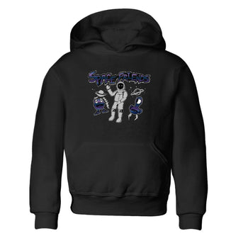 Air Foamposite One Galaxy shirts to match jordans Space Friends sneaker match tees Air Foamposite One Galaxy SNRT Sneaker Release Tees Youth Baby Black 2 crew neck shirts