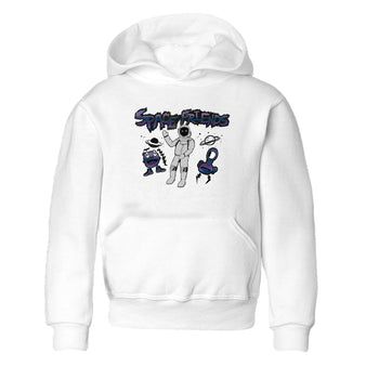 Air Foamposite One Galaxy shirts to match jordans Space Friends sneaker match tees Air Foamposite One Galaxy SNRT Sneaker Release Tees Youth Baby White 2 crew neck shirts