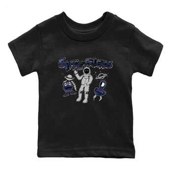 Air Foamposite One Galaxy shirts to match jordans Space Friends sneaker match tees Air Foamposite One Galaxy SNRT Sneaker Release Tees Youth Baby Black 2 crew neck shirts