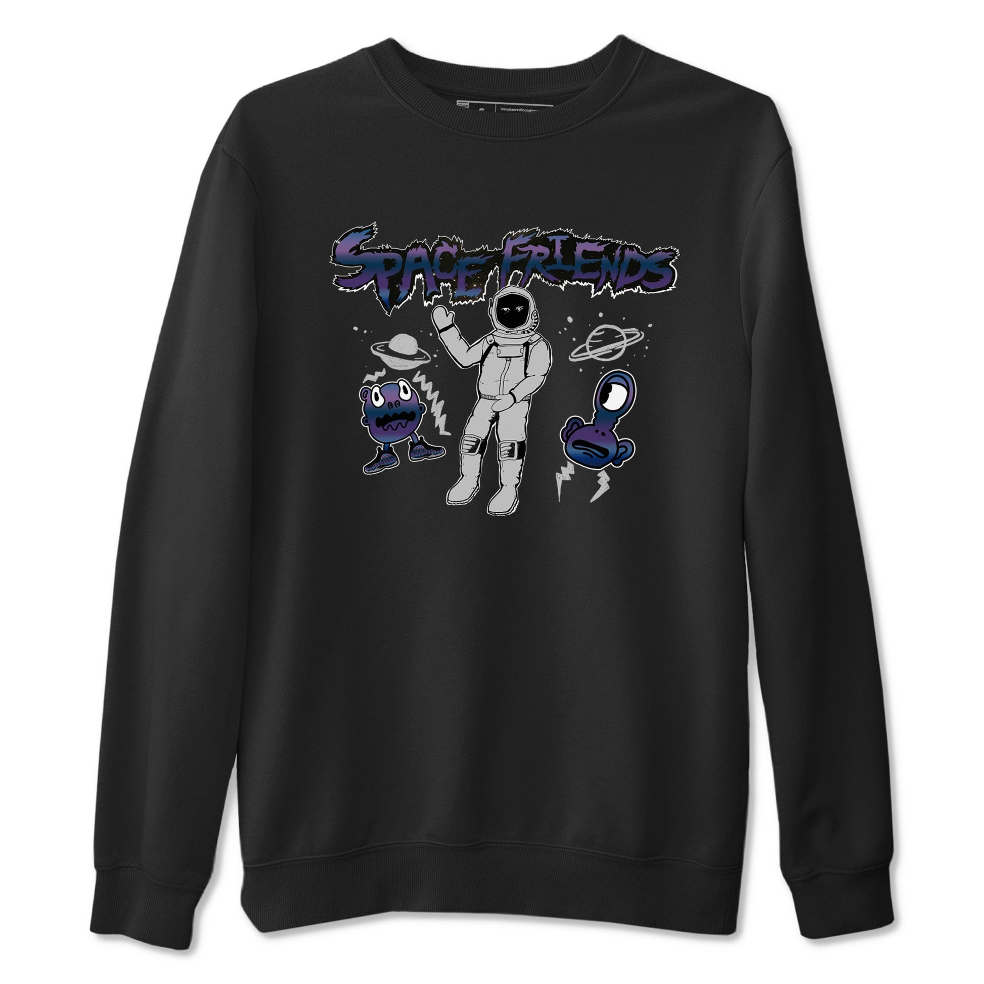 Air Foamposite One Galaxy shirts to match jordans Space Friends sneaker match tees Air Foamposite One Galaxy SNRT Sneaker Release Tees unisex cotton Black 2 crew neck shirts