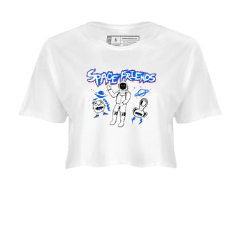 Air Force 1 404 Error shirt to match jordans Space Friends sneaker tees Air Force 1 404 Error SNRT Sneaker Release Tees White 2 crop length shirt