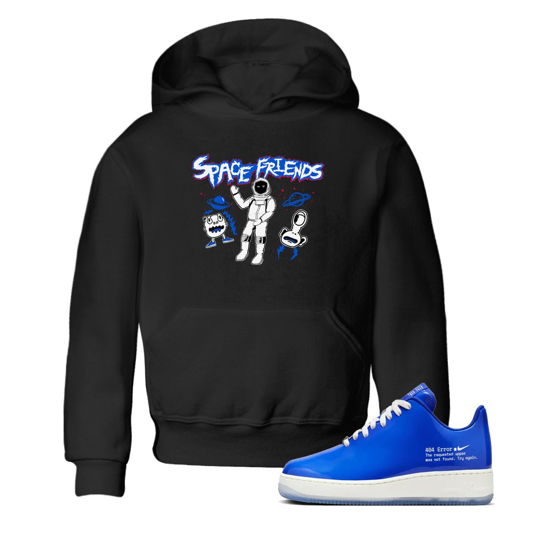 Air Force 1 404 Error shirt to match jordans Space Friends sneaker tees Air Force 1 404 Error SNRT sneaker release tees baby toddler Black 1 cotton Shirt