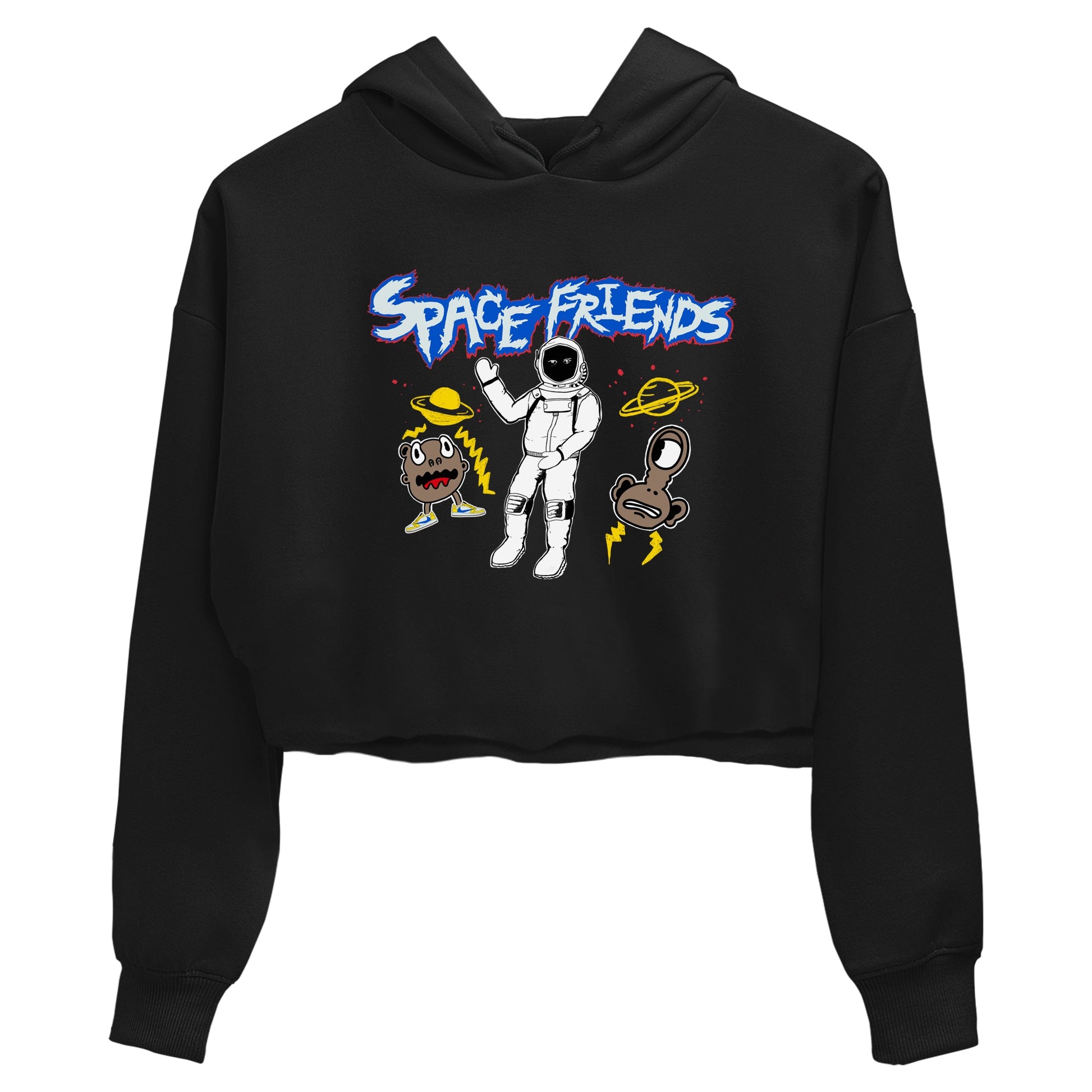 1s Travis Scott Canary shirt to match jordans Space Friends sneaker tees Air Jordan 1 Travis Scott Canary SNRT Sneaker Release Tees Black 2 crop length shirt