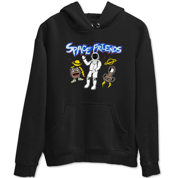 1s Travis Scott Canary shirt to match jordans Space Friends sneaker tees Air Jordan 1 Travis Scott Canary SNRT Sneaker Release Tees unisex cotton Black 2 crew neck shirt