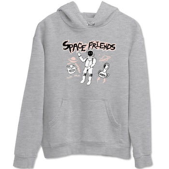 11s Legend Pink shirt to match jordans Space Friends sneaker tees Air Jordan 11 Legend Pink SNRT Sneaker Release Tees unisex cotton Heather Grey 2 crew neck shirt