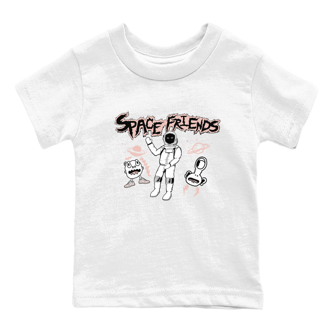 11s Legend Pink shirt to match jordans Space Friends sneaker tees Air Jordan 11 Legend Pink SNRT sneaker release tees baby toddler White 2 cotton Shirt