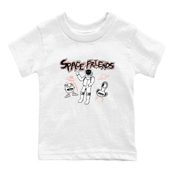 11s Legend Pink shirt to match jordans Space Friends sneaker tees Air Jordan 11 Legend Pink SNRT sneaker release tees baby toddler White 2 cotton Shirt