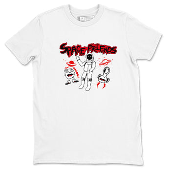 AJ12 Taxi Flip shirt to match jordans Space Friends sneaker tees Air Jordan 12 Taxi Flip SNRT Sneaker Release Tees unisex cotton White 2 crew neck shirt