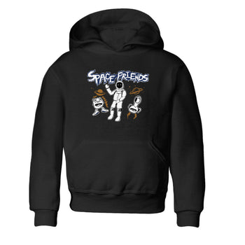13s Midnight Navy shirts to match jordans Space Friends sneaker match tees Air Jordan 13 Midnight Navy SNRT Sneaker Release Tees Youth Baby Black 2 crew neck shirts