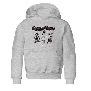 3s A Ma Maniere x Black shirts to match jordans Space Friends sneaker match tees A Ma Maniere x Air Jordan 3 “Black” SNRT Sneaker Tees streetwear brand Baby and Youth Heather Grey 2 cotton tee