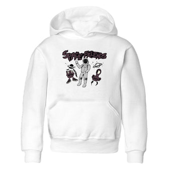 3s A Ma Maniere x Black shirts to match jordans Space Friends sneaker match tees A Ma Maniere x Air Jordan 3 “Black” SNRT Sneaker Tees streetwear brand Baby and Youth White 2 cotton tee