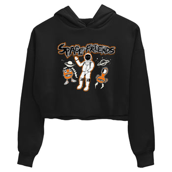 3s Georgia Peach shirt to match jordans Space Friends sneaker tees Air Jordan 3 Georgia Peach SNRT Sneaker Release Tees Black 2 crop length shirt