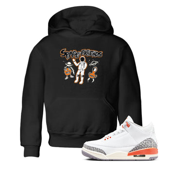 3s Georgia Peach shirt to match jordans Space Friends sneaker tees Air Jordan 3 Georgia Peach SNRT sneaker release tees baby toddler Black 1 cotton Shirt