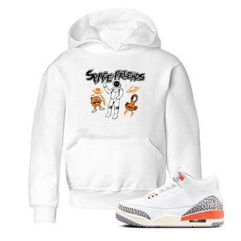 3s Georgia Peach shirt to match jordans Space Friends sneaker tees Air Jordan 3 Georgia Peach SNRT sneaker release tees baby toddler White 1 cotton Shirt
