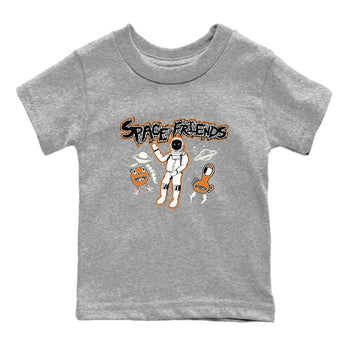 3s Georgia Peach shirt to match jordans Space Friends sneaker tees Air Jordan 3 Georgia Peach SNRT sneaker release tees baby toddler Heather Grey 2 cotton Shirt