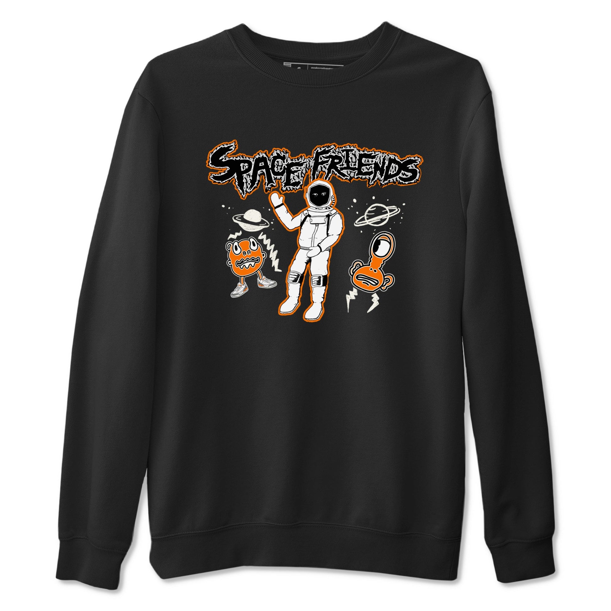 3s Georgia Peach shirt to match jordans Space Friends sneaker tees Air Jordan 3 Georgia Peach SNRT Sneaker Release Tees unisex cotton Black 2 crew neck shirt