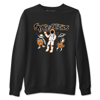 3s Georgia Peach shirt to match jordans Space Friends sneaker tees Air Jordan 3 Georgia Peach SNRT Sneaker Release Tees unisex cotton Black 2 crew neck shirt
