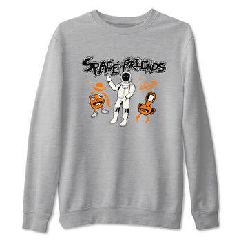 3s Georgia Peach shirt to match jordans Space Friends sneaker tees Air Jordan 3 Georgia Peach SNRT Sneaker Release Tees unisex cotton Heather Grey 2 crew neck shirt