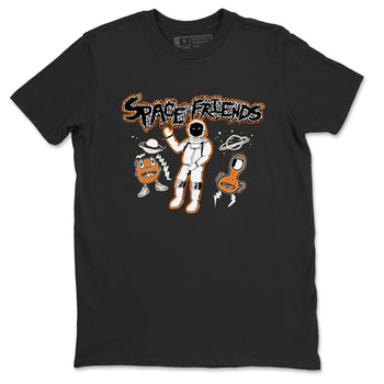 3s Georgia Peach shirt to match jordans Space Friends sneaker tees Air Jordan 3 Georgia Peach SNRT Sneaker Release Tees unisex cotton Black 2 crew neck shirt