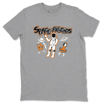 3s Georgia Peach shirt to match jordans Space Friends sneaker tees Air Jordan 3 Georgia Peach SNRT Sneaker Release Tees unisex cotton Heather Grey 2 crew neck shirt