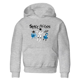 4s Military Blue shirt to match jordans Space Friends sneaker tees Air Jordan 4 Retro Military Blue Streetwear Brand SNRT Sneaker Release Tees baby toddler Heather Grey 2 cotton Shirt