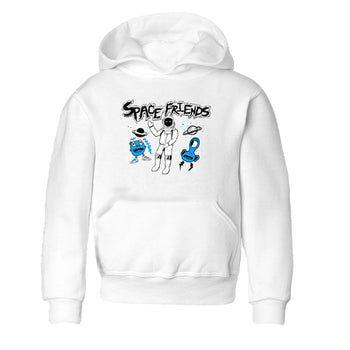 4s Military Blue shirt to match jordans Space Friends sneaker tees Air Jordan 4 Retro Military Blue Streetwear Brand SNRT Sneaker Release Tees baby toddler White 2 cotton Shirt