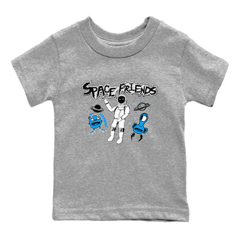 4s Military Blue shirt to match jordans Space Friends sneaker tees Air Jordan 4 Retro Military Blue Streetwear Brand SNRT Sneaker Release Tees baby toddler Heather Grey 2 cotton Shirt