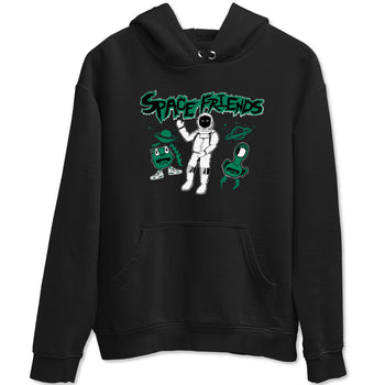 4s Oxidized Green shirts to match jordans Space Friends sneaker match tees Air Jordan 4 Oxidized Green SNRT Sneaker Tees streetwear brand Black 2 unisex cotton tee