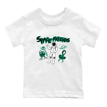 4s Oxidized Green shirts to match jordans Space Friends sneaker match tees Air Jordan 4 Oxidized Green SNRT Sneaker Tees streetwear brand Baby and Youth White 2 cotton tee