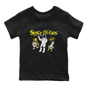 4s Vivid Sulfur shirt to match jordans Space Friends sneaker tees AJ4 Vivid Sulfur Streetwear Brand SNRT Sneaker Tees baby toddler Black 2 cotton Shirt
