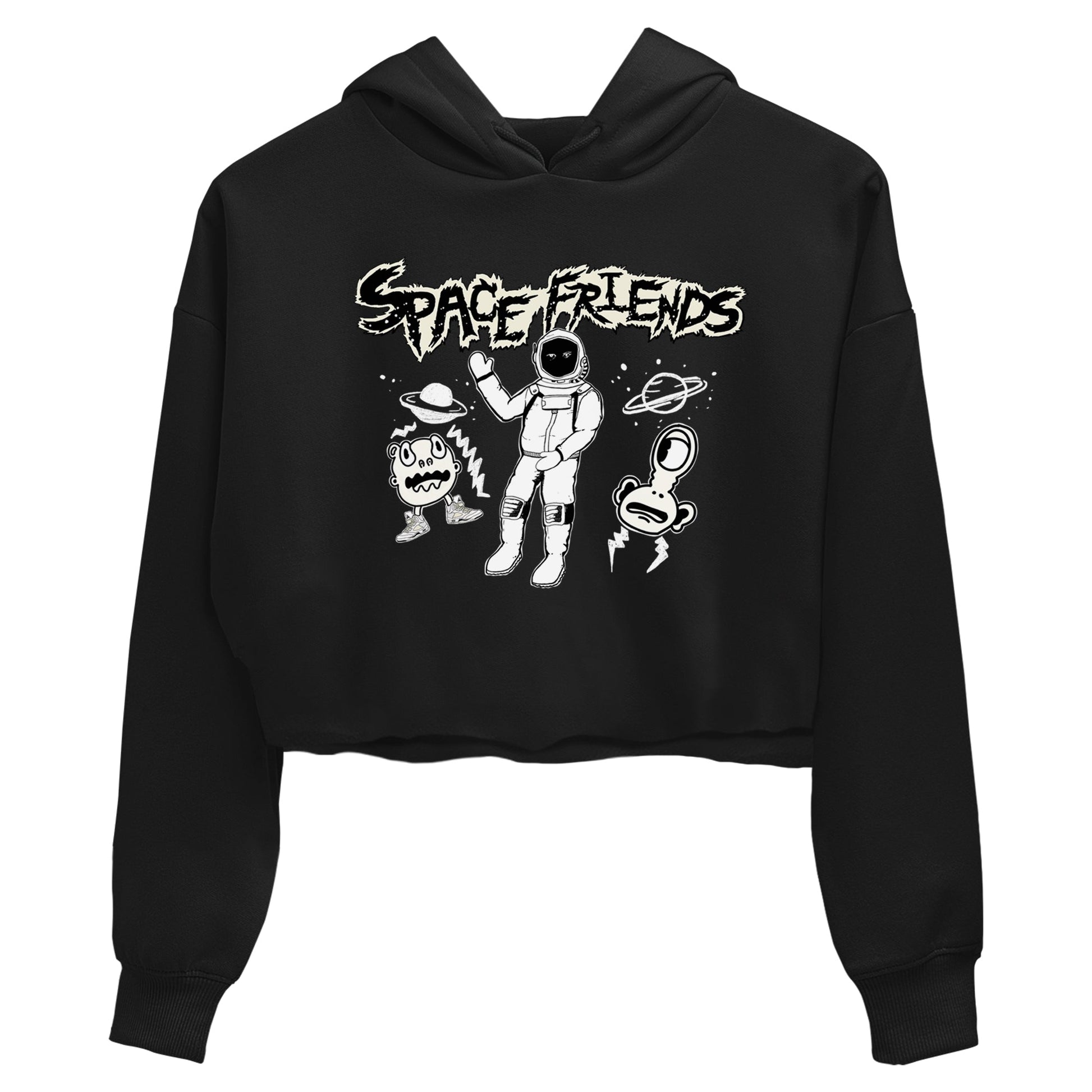 Air Jordan 5 Sail shirt to match jordans Space Friends sneaker tees Air Jordan 5 Sail Streetwear Brand Streetwear Brand SNRT Sneaker Release Tees Black 2 crop length shirt