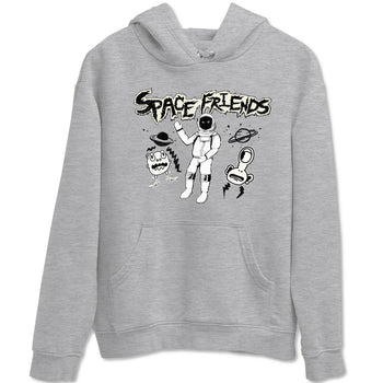 Air Jordan 5 Sail shirt to match jordans Space Friends sneaker tees Jordan 5 SE Sail Streetwear Brand SNRT Sneaker Tees unisex cotton Heather Grey 2 crew neck shirt
