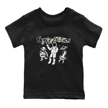 Air Jordan 5 Sail shirt to match jordans Space Friends sneaker tees Jordan 5 SE Sail Streetwear Brand SNRT Sneaker Tees baby toddler Black 2 cotton Shirt