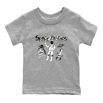 Air Jordan 5 Sail shirt to match jordans Space Friends sneaker tees Jordan 5 SE Sail Streetwear Brand SNRT Sneaker Tees baby toddler Heather Grey 2 cotton Shirt