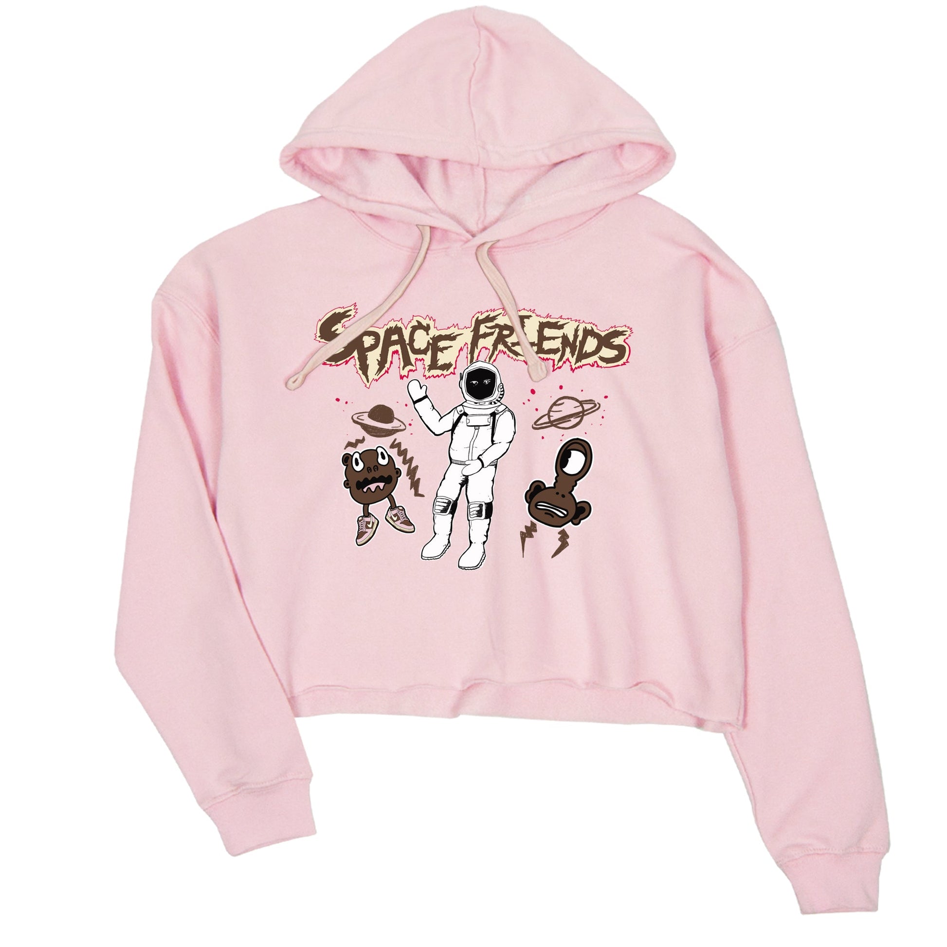 Dunk Cacao Wow And Pink Foam shirts to match jordans Space Friends sneaker match tees Dunk Cacao Wow And Pink Foam SNRT Sneaker Tees streetwear brand Pink 2 crop tee