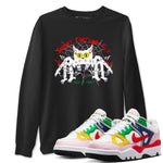 AF 3 Nigo shirtsto match jordans Spooky Fortune Fly sneaker match tees Air Force 3 Low x Nigo Blue Void and Tour Yellow match shoes to clothes SNRT Sneaker Tees unisex cotton Black 1 shirts