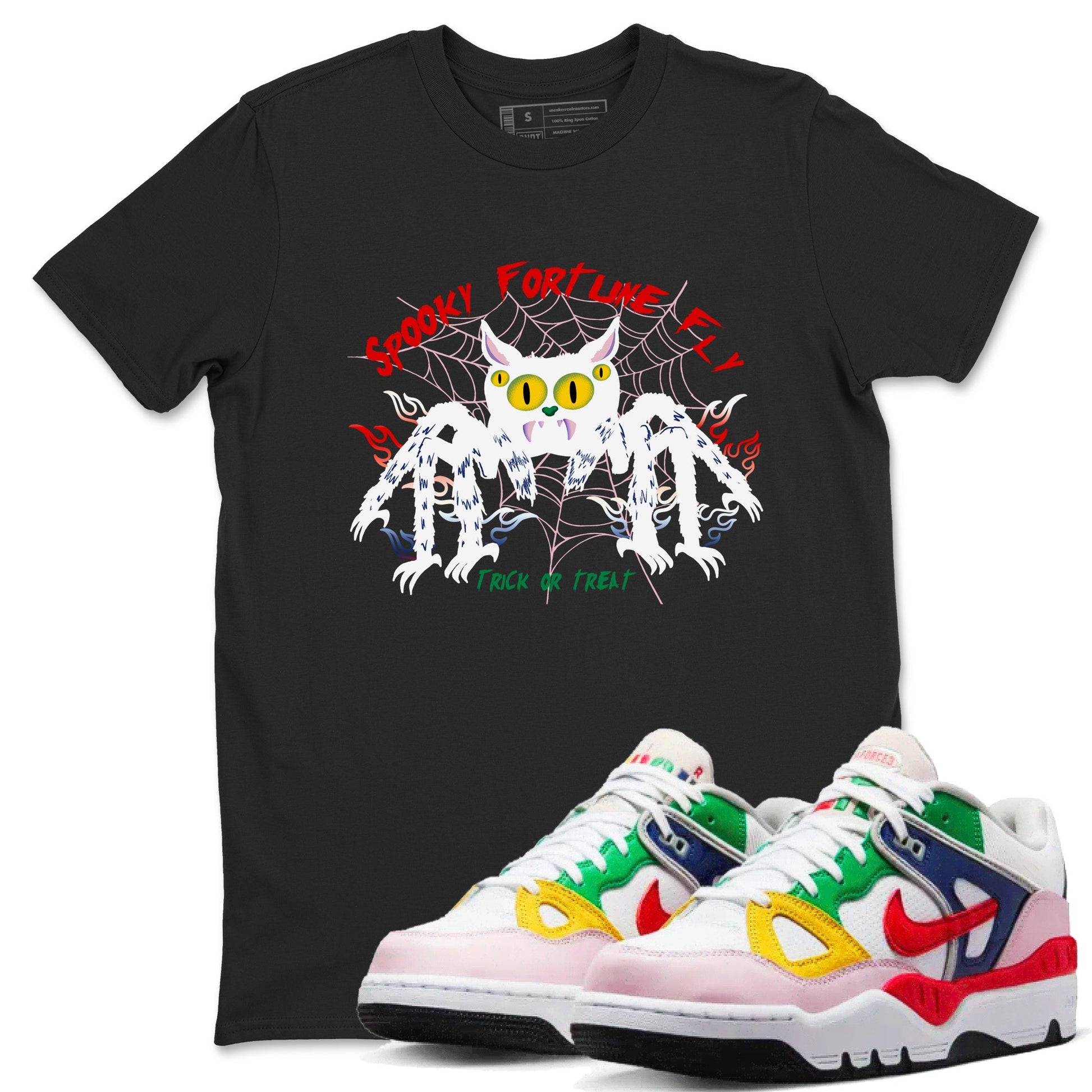 AF 3 Nigo shirtsto match jordans Spooky Fortune Fly sneaker match tees Air Force 3 Low x Nigo Blue Void and Tour Yellow match shoes to clothes SNRT Sneaker Tees unisex cotton Black 1 shirts