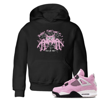 4s Retro Orchid shirts to match jordans Spooky Fortune Fly sneaker match tees Air Jordan 4 WMNS Orchid match shoes to clothes SNRT Sneaker Tees Youth Baby Black 1 tee
